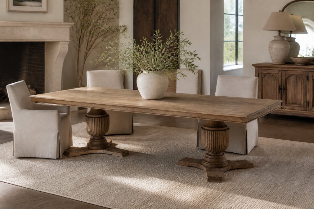 Elegant designer furniture piece displayed in sophisticated living room setting with neutral tones, showcasing premium craftsmanship, timeless design, and refined materials in warm natural light