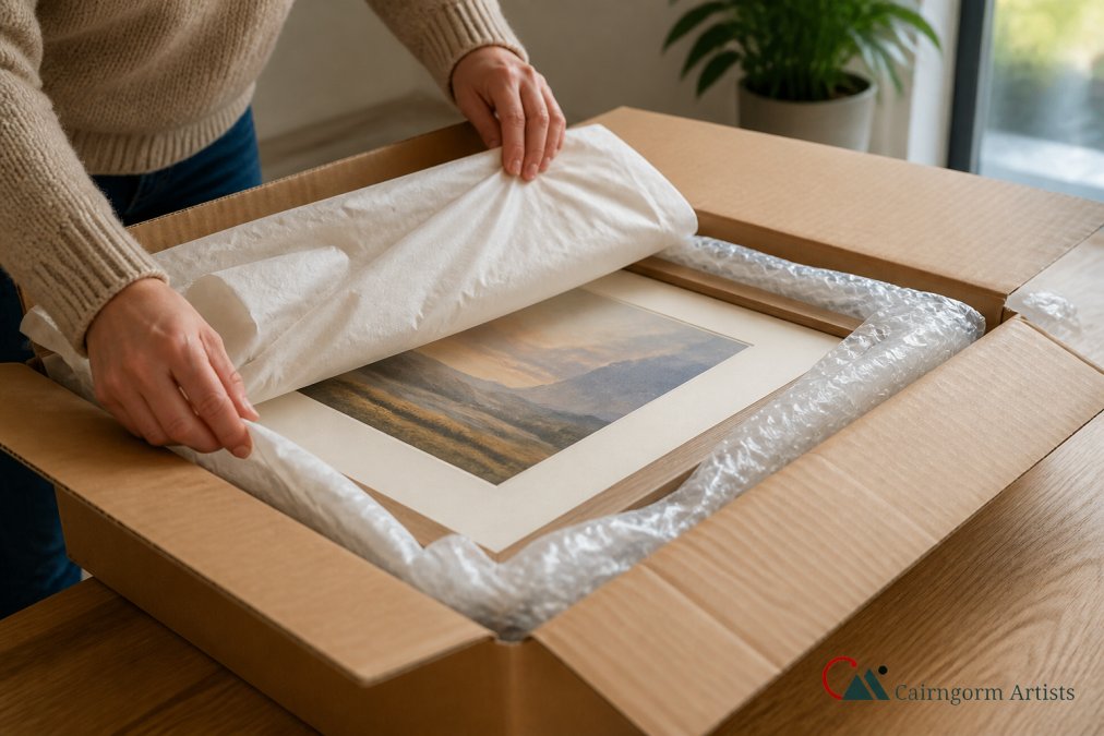 Professional illustration showing Hands for buying original art online