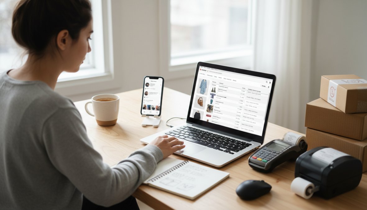 Software tools interface for tips for selling on instagram shop