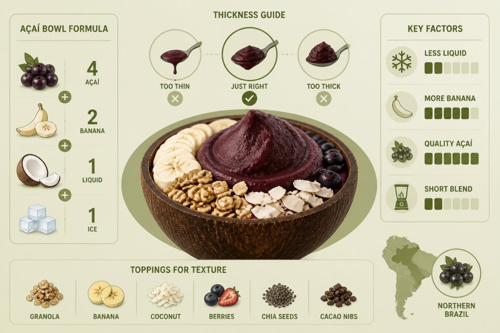Tips for Thick Creamy Açai Bowls: A How-To Guide