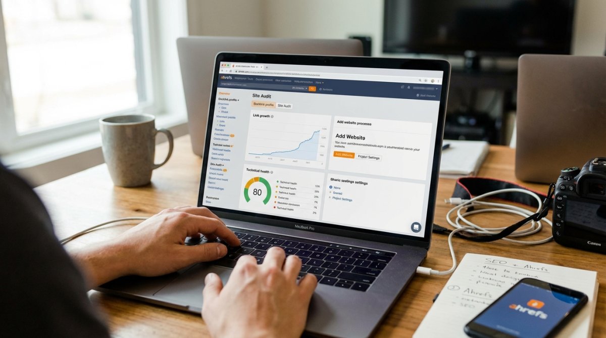 On-page SEO audit showing optimization recommendations