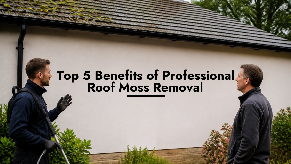 Top 5 Benefits of Professional Roof Moss Removal