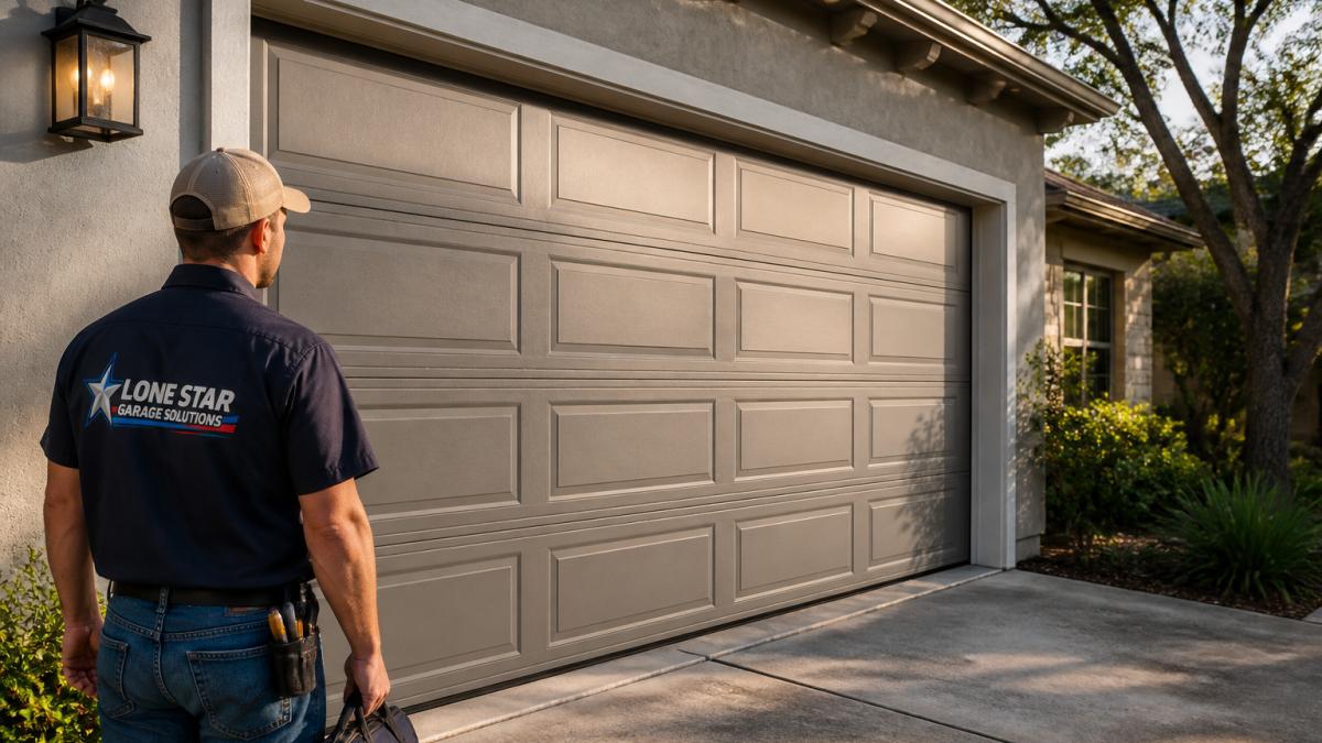 Diagram of insulated steel garage door construction for garage door energy efficiency upgrades