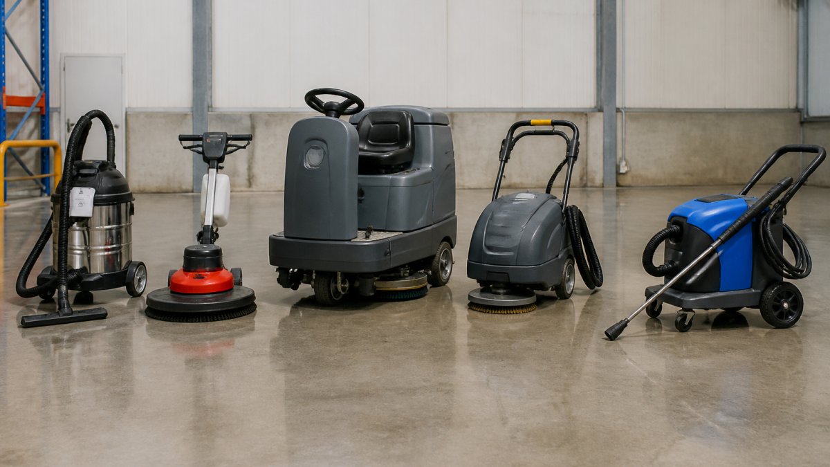 Top 5 Industrial Floor Cleaning Machines for Warehouses