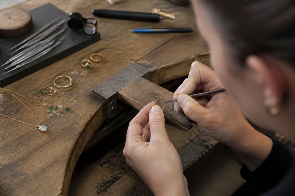 Software tools interface for Close for artisanal jewelry brands