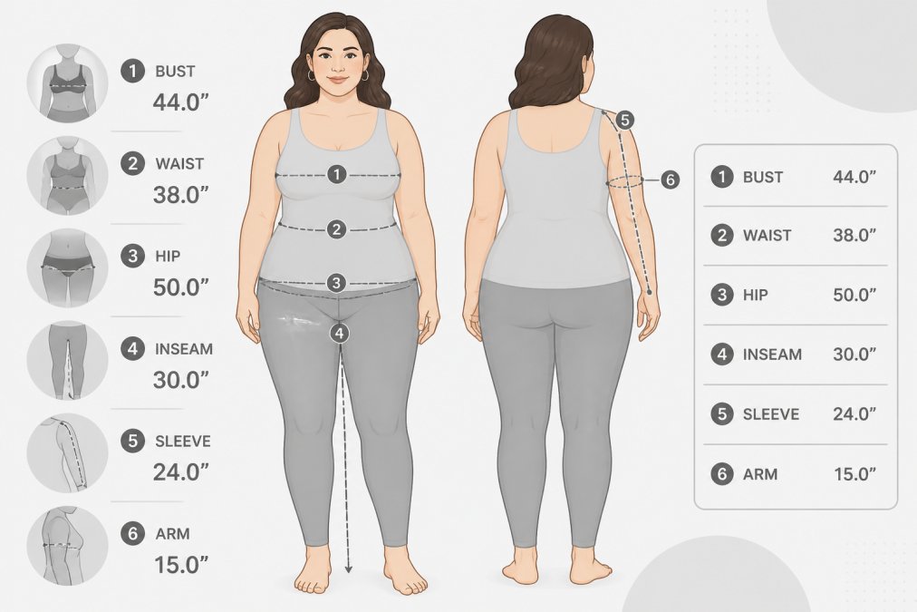 Step-by-step visual guide for torrid vs chic soul size
