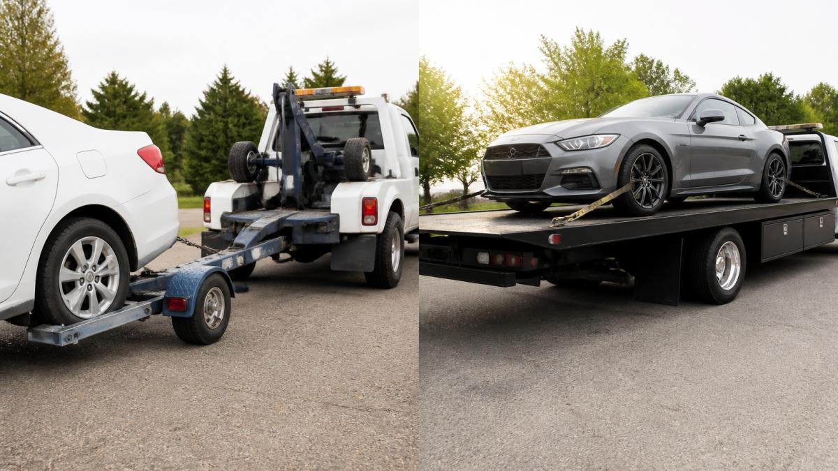 Towing vs Flatbed Transport: Key Differences Explained