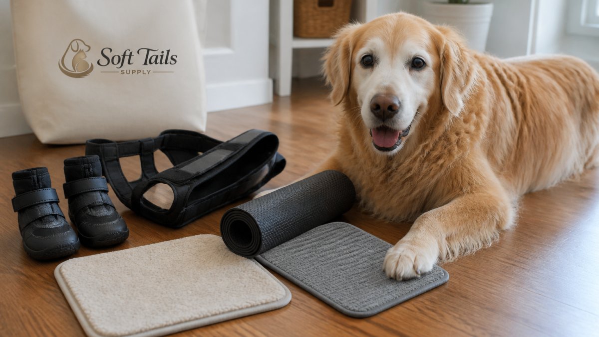 Traction Aids for Senior Dogs on Hardwood Floors
