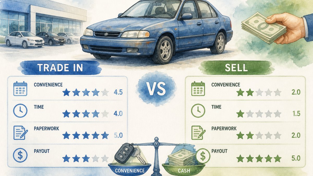 Trade In or Sell? Is Trading In a Car Worth It for Older Vehicles?