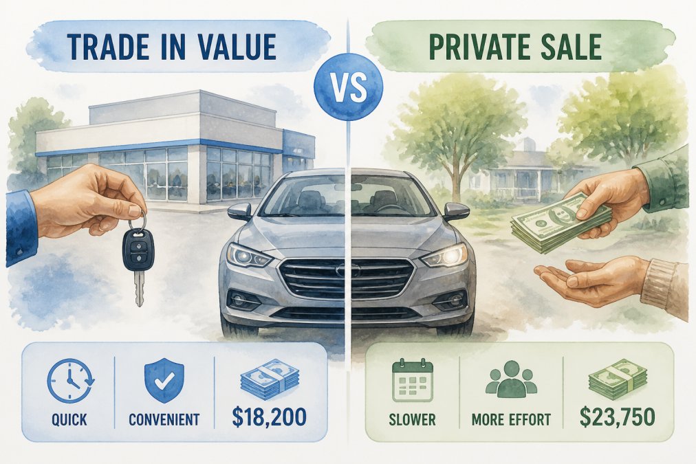 Trade In Value vs Private Sale: 2026 Comparison Guide