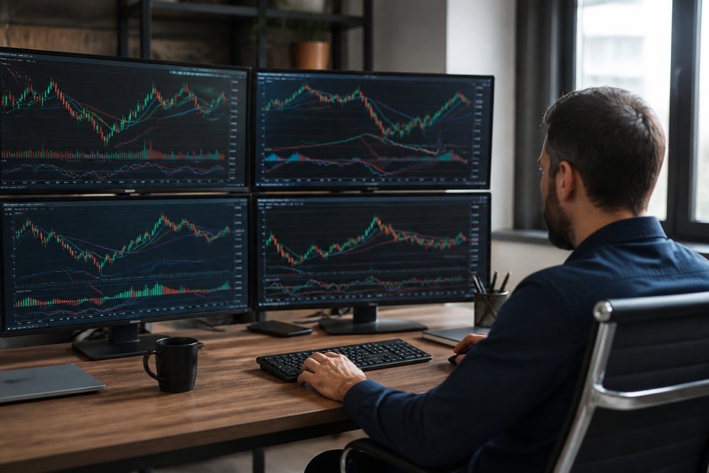 Professional illustration showing tradingview indicators