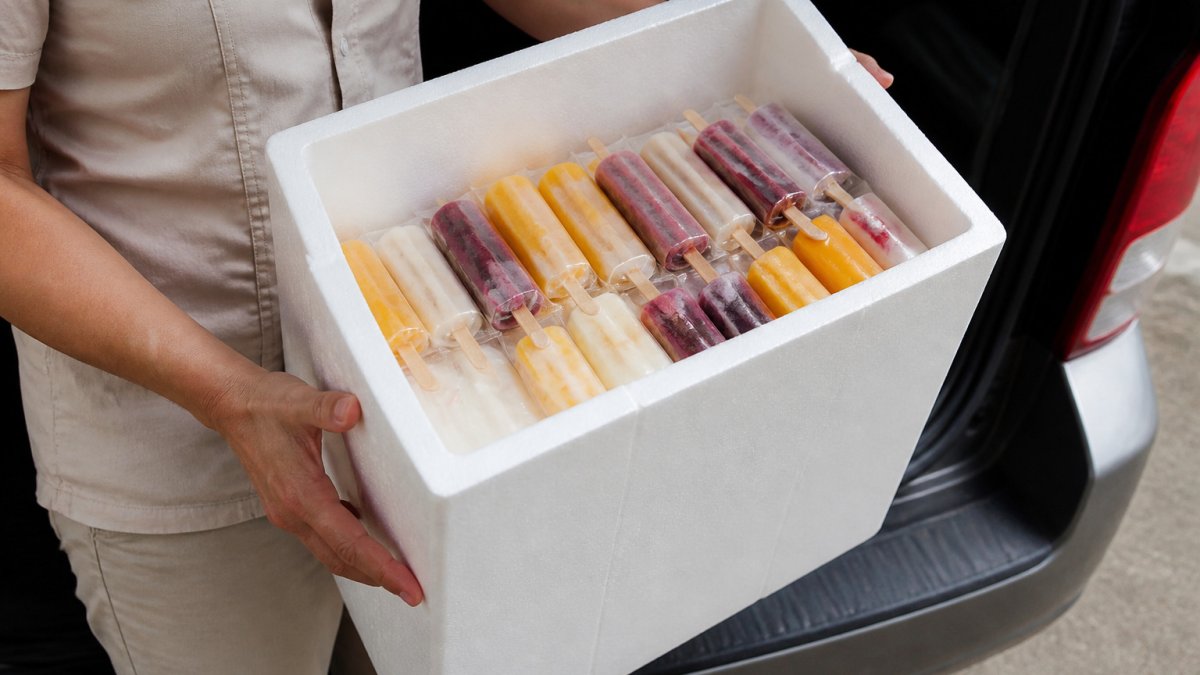 Transport Frozen Desserts Without Electricity