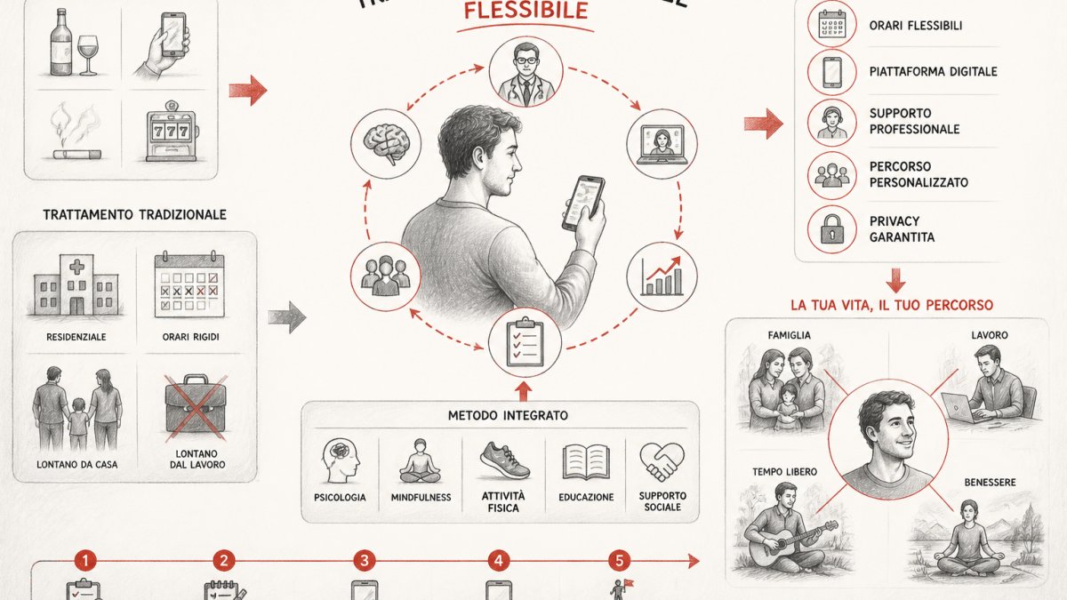Trattamento Dipendenze Flessibile: Come Funziona
