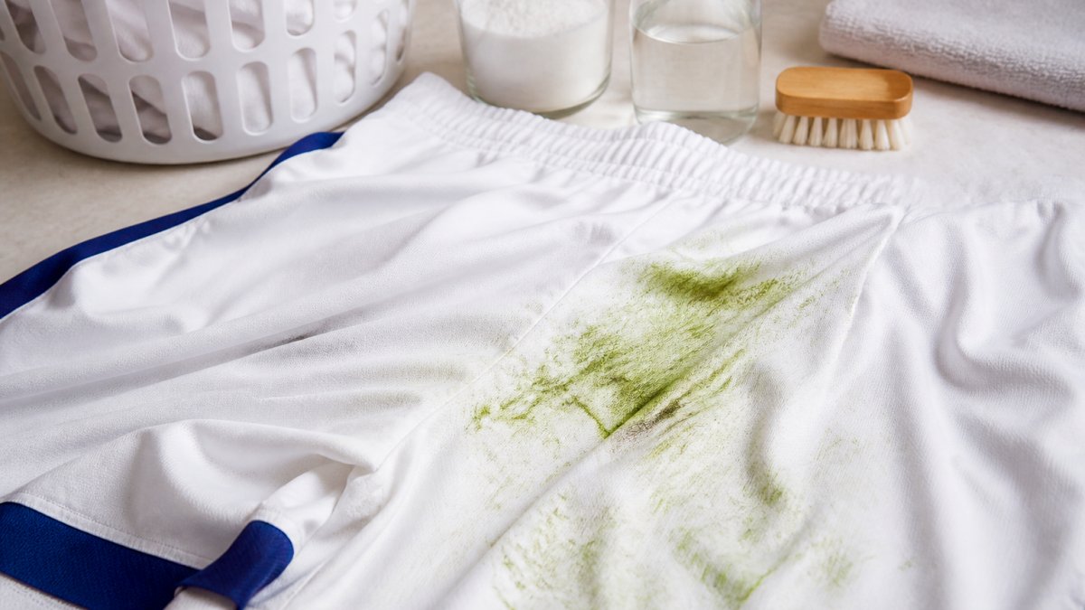 Treat Grass Stains on Polyester Sports Uniforms