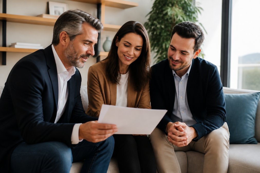 Gros plan d'un écran d'ordinateur affichant des avis clients positifs et des témoignages, avec des étoiles de notation visibles