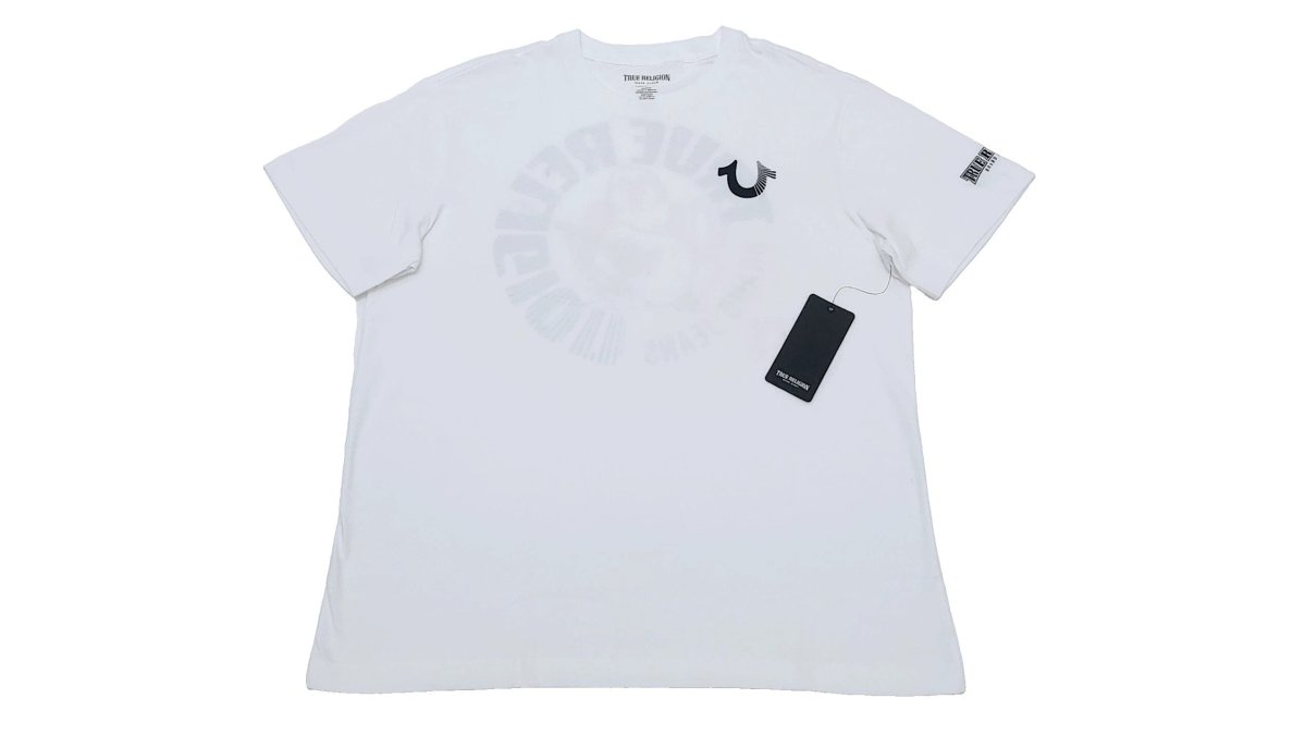 True Religion T-shirt Men's Color White Size XL (NEW ORIGINAL WITH TAGS)