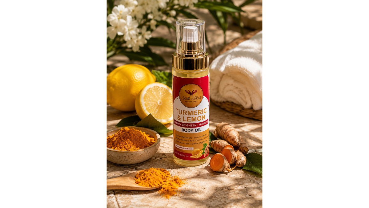 Turmeric & lemon Body Oil