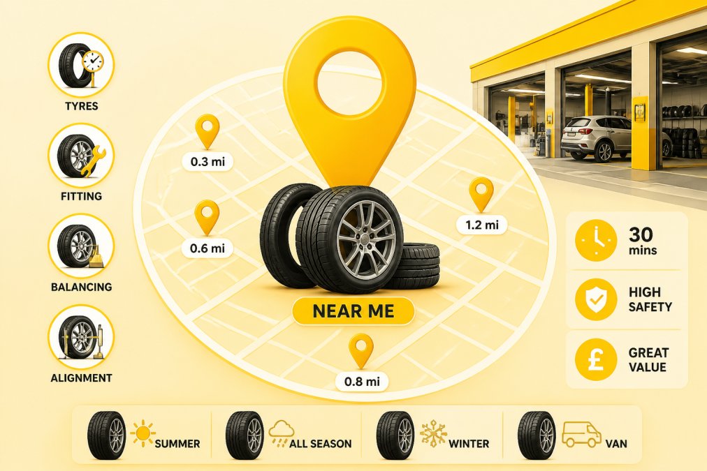 Tyre Shop Near Me: Car Tyres & Fitting in Dagenham