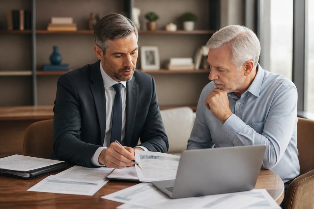Professional illustration showing Professional for UK pension transfer tax