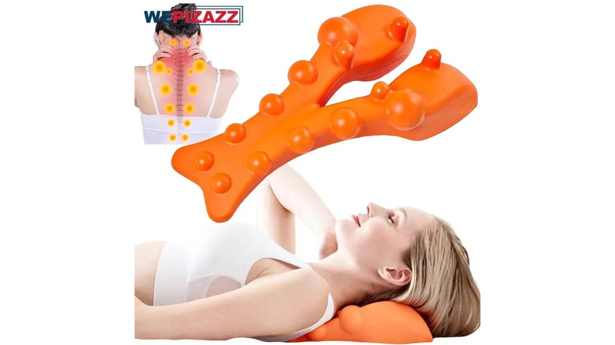 Ultimate Neck Relief: Cervical Traction Device & Trigger Point Massager for Pain-Free Living