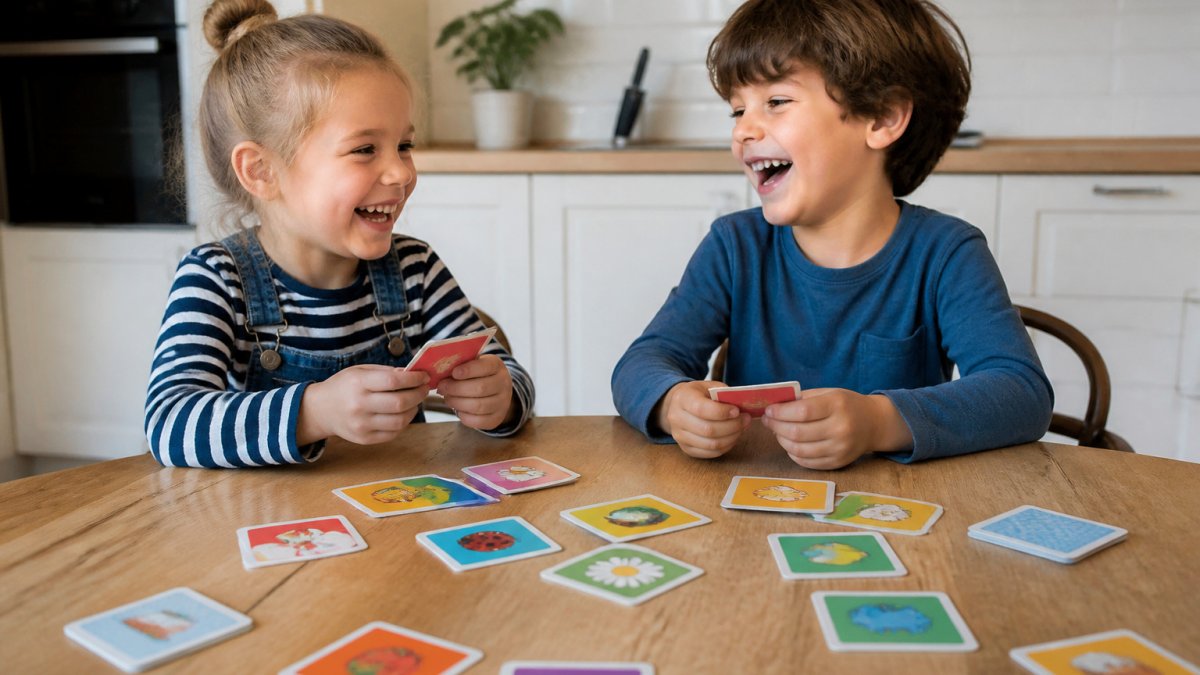 Infographic illustrating a step-by-step process for organizing screen-free board game sessions for young children