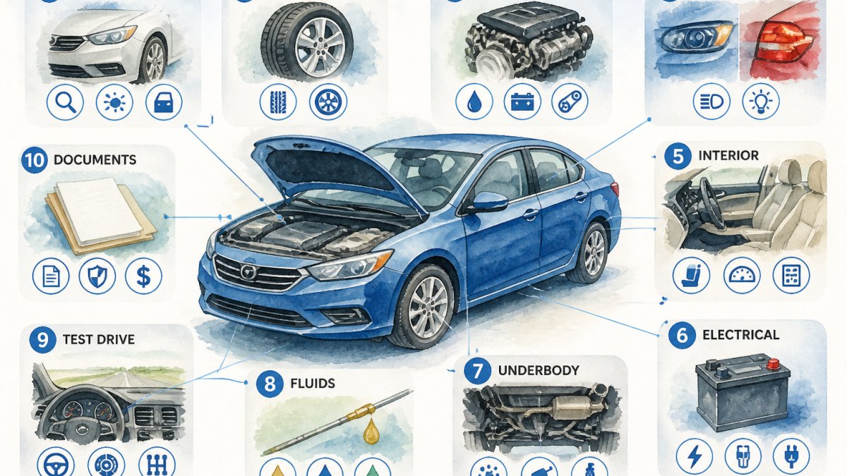Used Car Inspection Checklist for Buyers