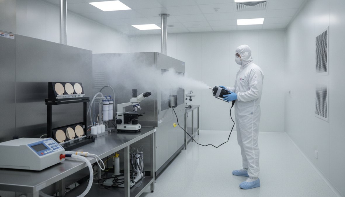 Step-by-step visual guide for validate cleanroom airflow
