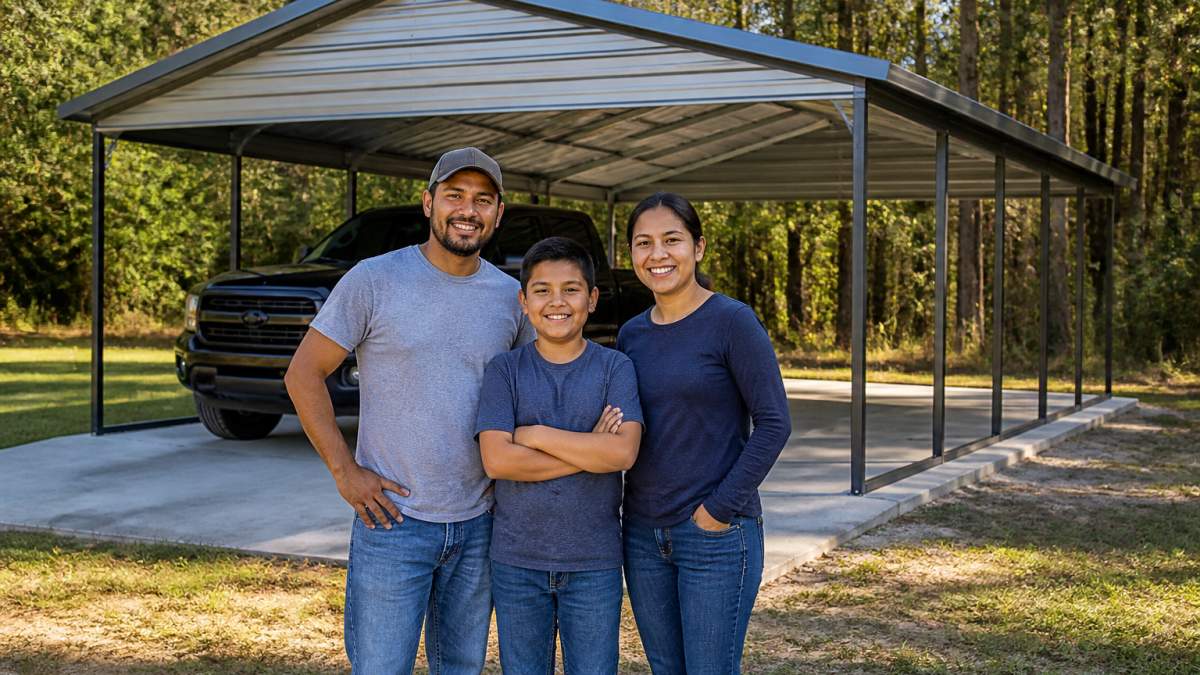 Vertical Roof Metal Carports: Benefits & Durability