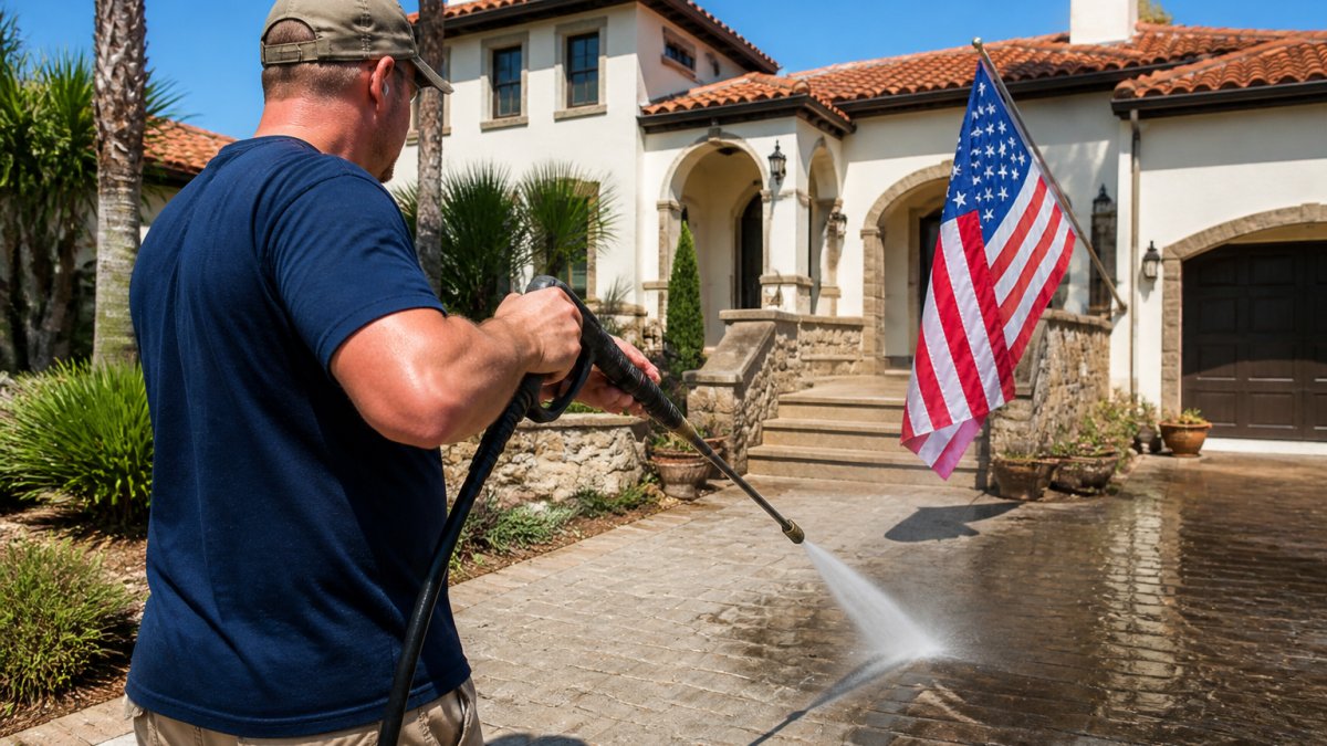Veteran Discounts on Exterior Cleaning in St. Augustine