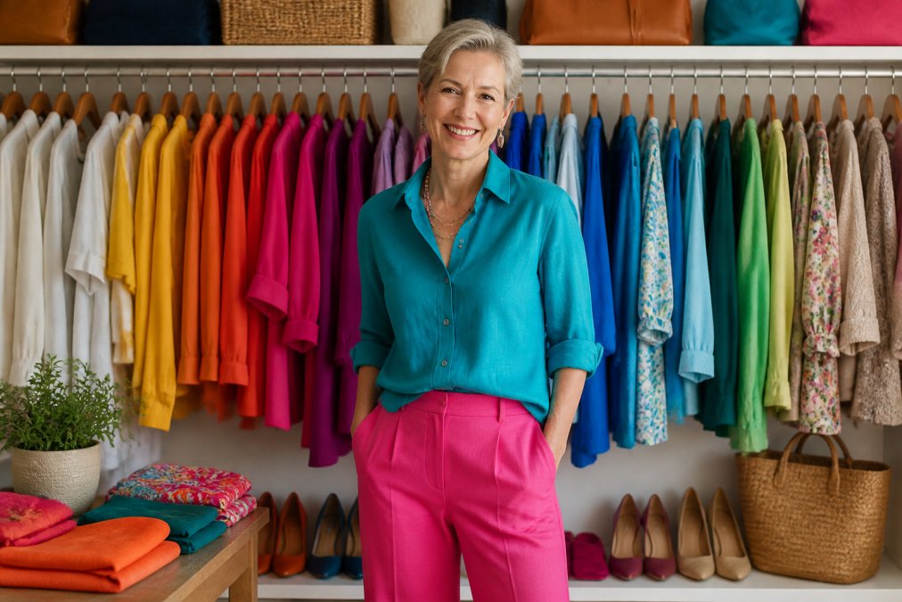 Vibrant Color Clothing for Middle-Aged Women: A Style Guide