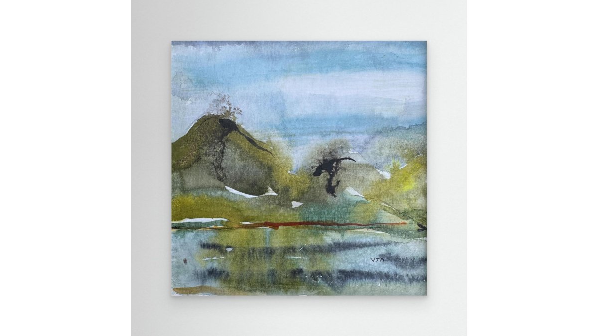 View of Glencoe - canvas print from original artwork