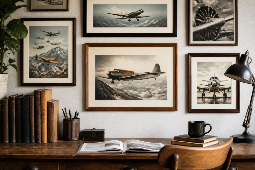 Vintage Aviation Wall Art for Home Office: 2026 Guide