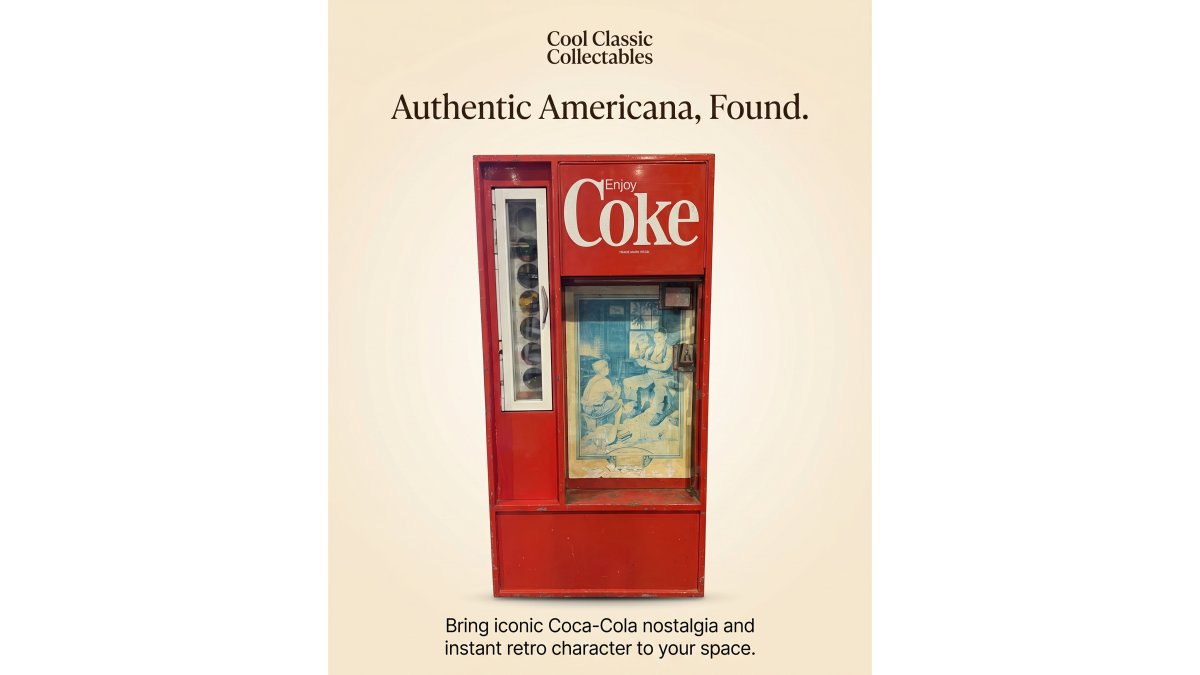 Vintage Coke Vending Machine