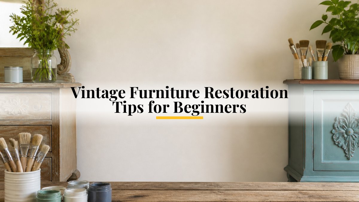 Vintage Furniture Restoration Tips for Beginners