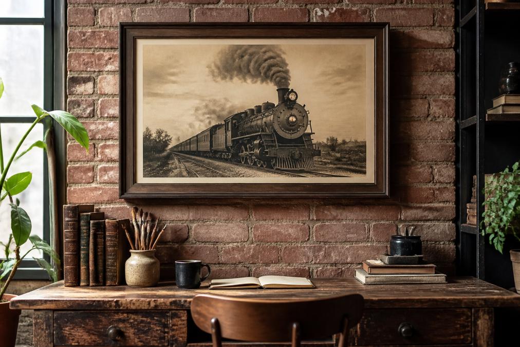 Vintage Train Wall Art: Styles, History & Display