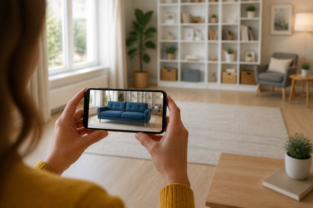 Step-by-step visual guide for Person for visualize furniture in home