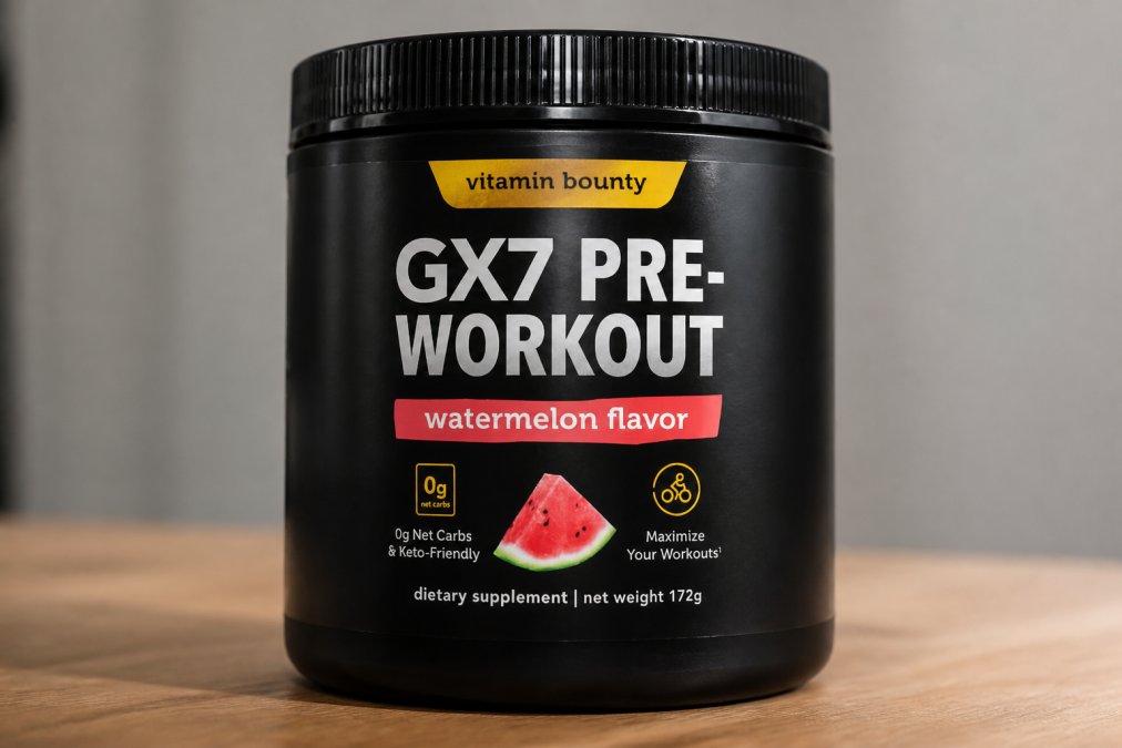 Close-up of supplement bottle label showing third-party testing certification seals like NSF and USP logos alongside ingredient list printed on white label against neutral background