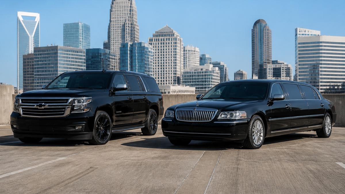 VOY Black Car vs Executive Limo: Charlotte Comparison