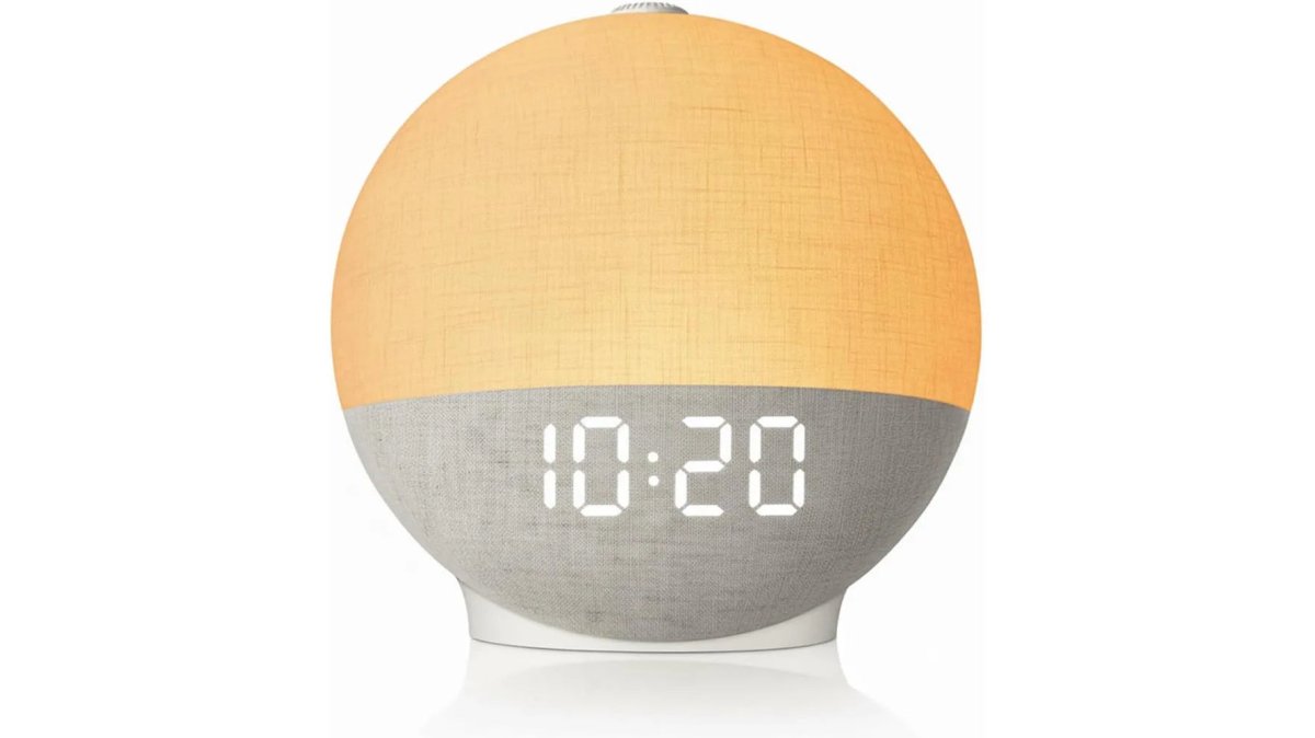 Wake Up Light Sunrise Alarm Clock White Noise Sound Machine Bluetooth Speaker Color Changing Night Lights for Bedroom Ideal Gift