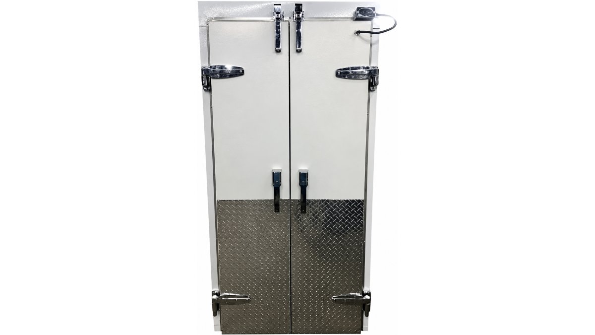 Walk-In Freezer French Door 72" x 84" — Prehung with Heated Frame