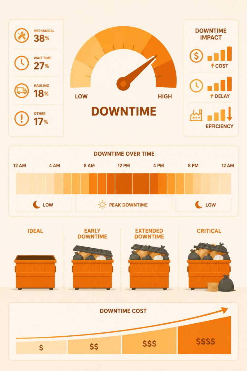 Waste Compaction Downtime for Manufacturing Sites