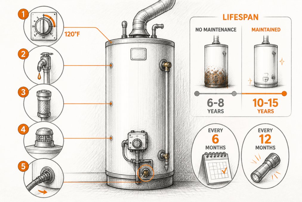 Water Heater Maintenance Tips to Extend Lifespan