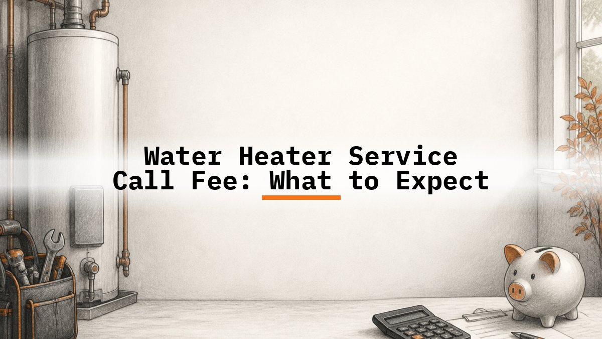 Water Heater Service Call Fee: What to Expect