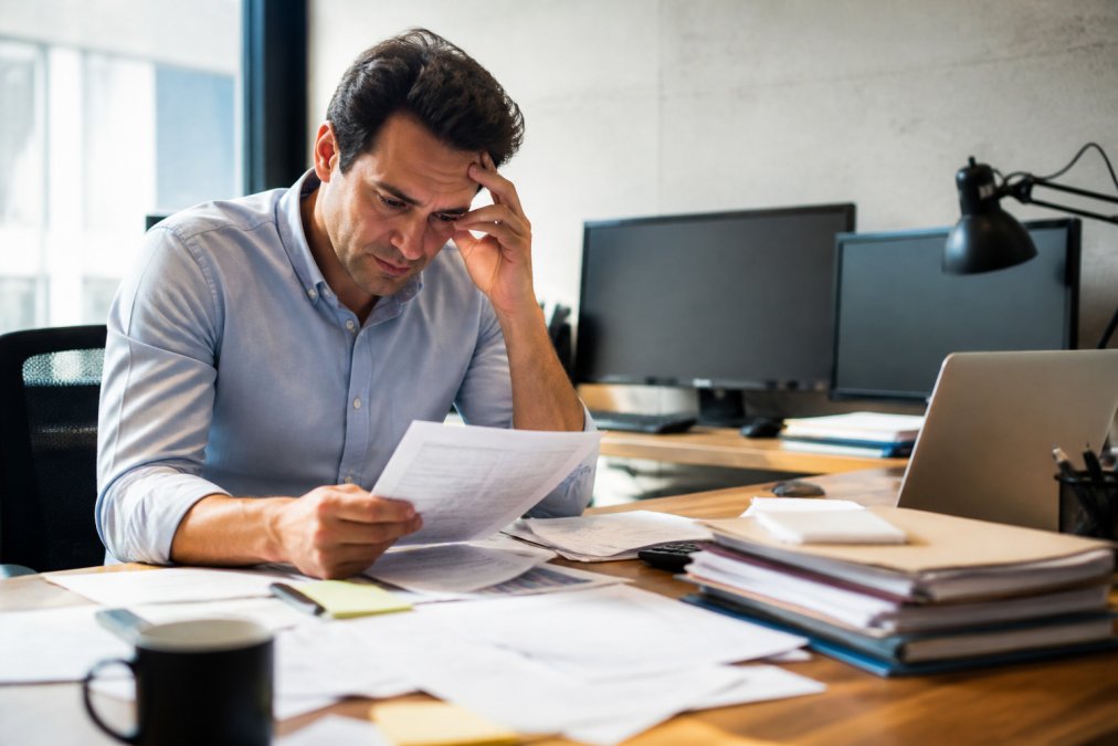 Professional illustration showing busy and professional and working concepts for wealth management services