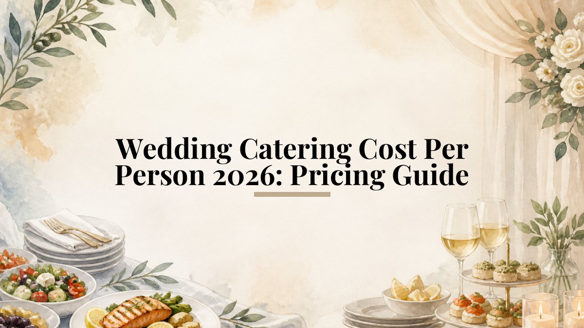 Wedding Catering Cost Per Person 2026: Pricing Guide