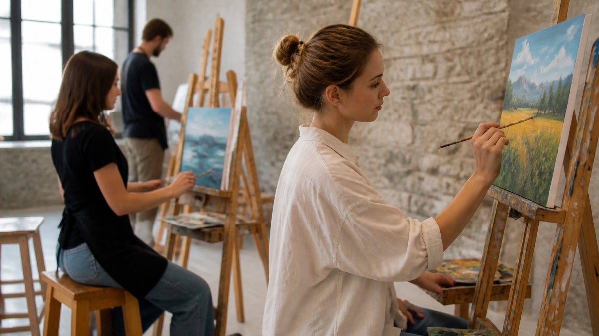 Welche Kunstkurse für Anfänger gibt es in Wien?