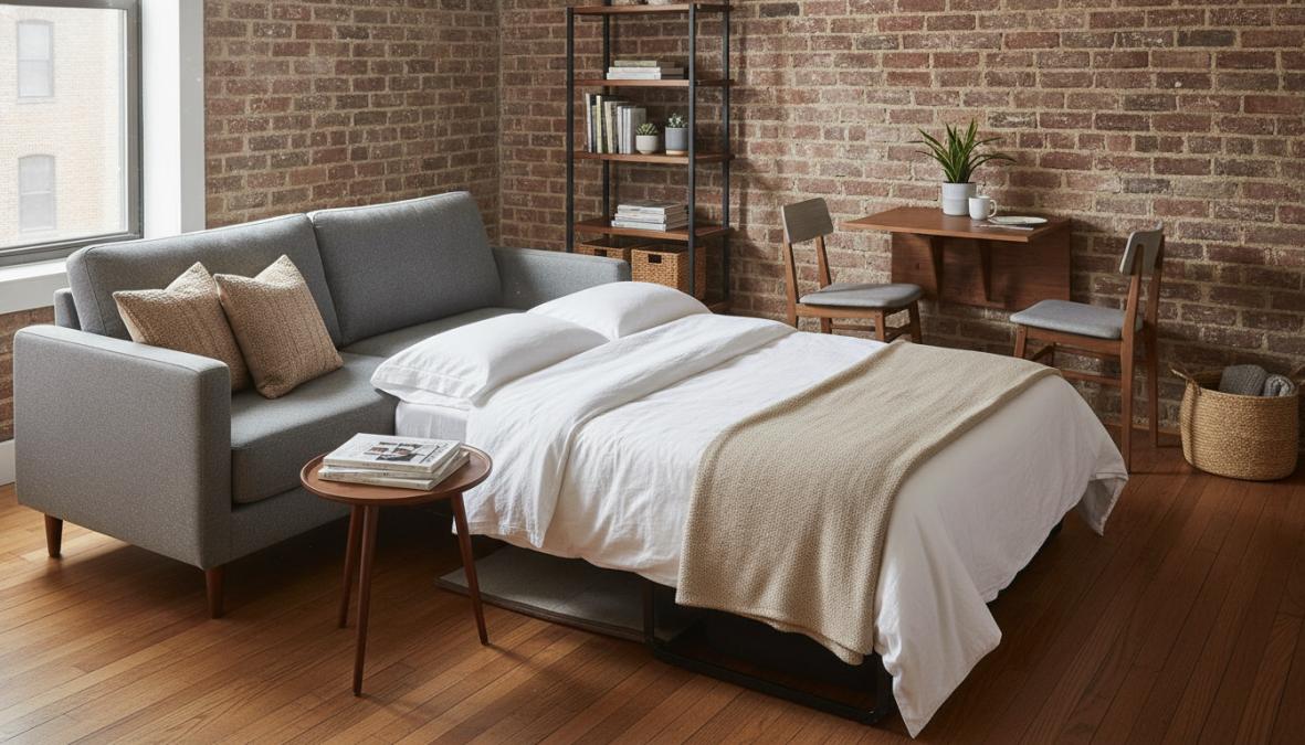 Professional illustration showing west elm alternatives small apartments