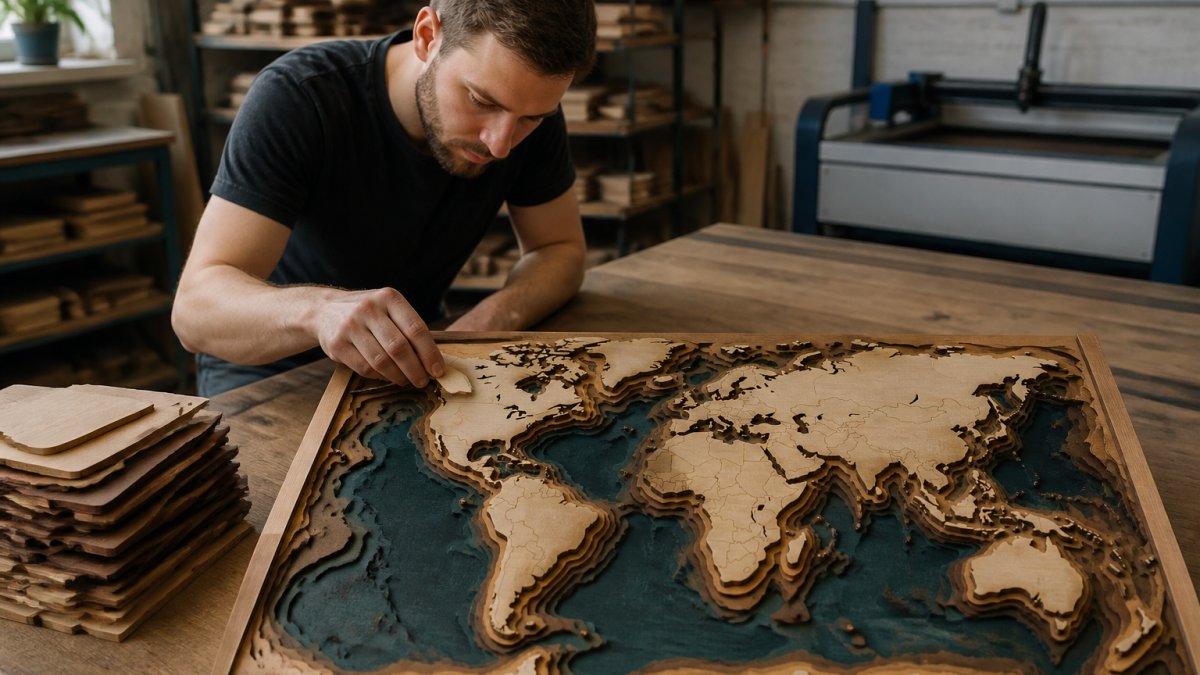 What Are the Top 7 Layered Wood Map Design Techniques?