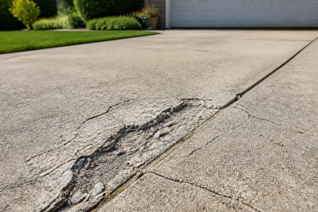 What Causes Concrete Spalling on Driveways