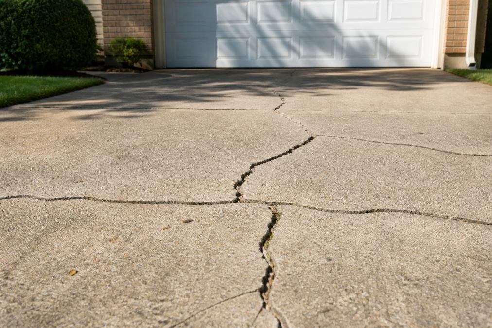 What Causes Driveway Cracks in Houston